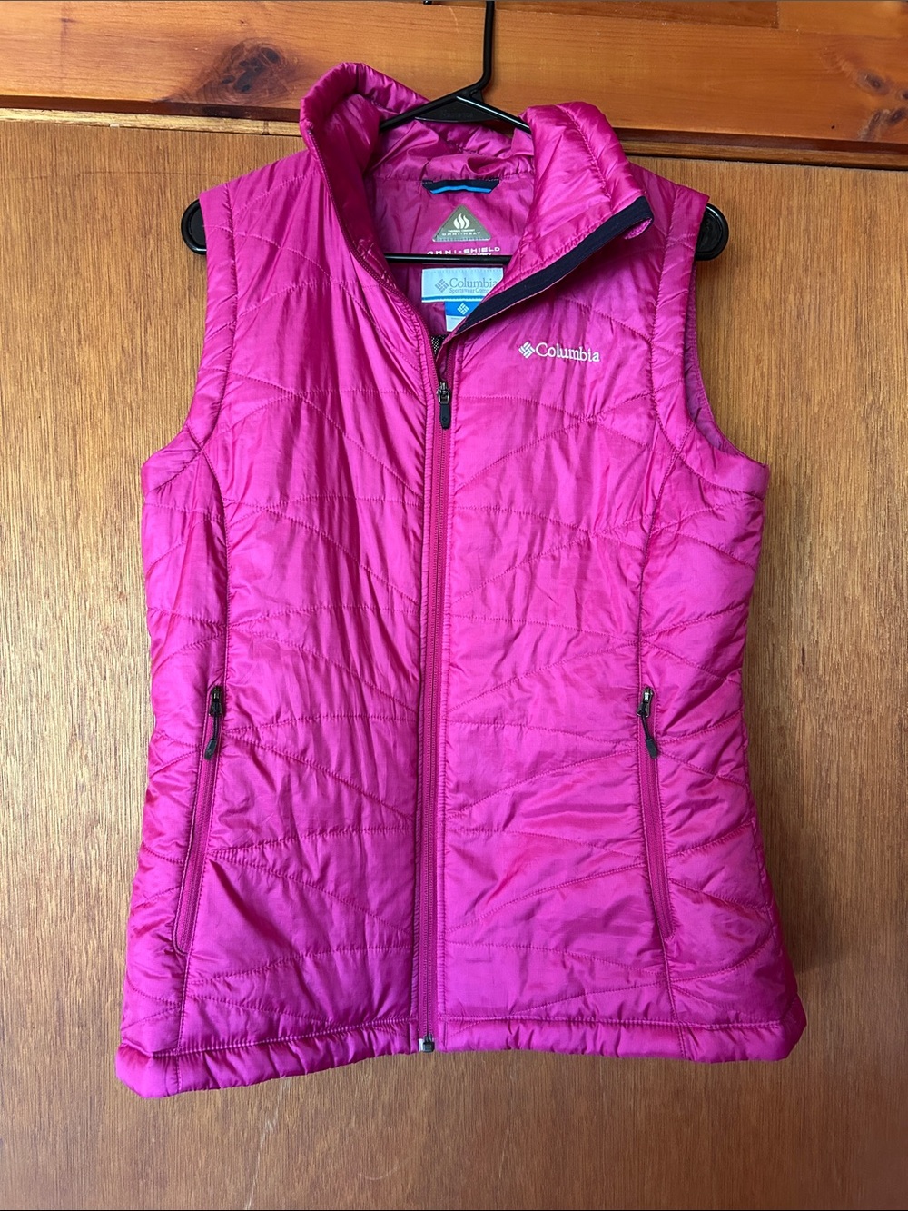 Columbia Women's Pink Quilted Packable Vest